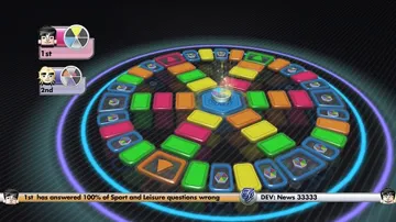 Trivial Pursuit screen shot game playing